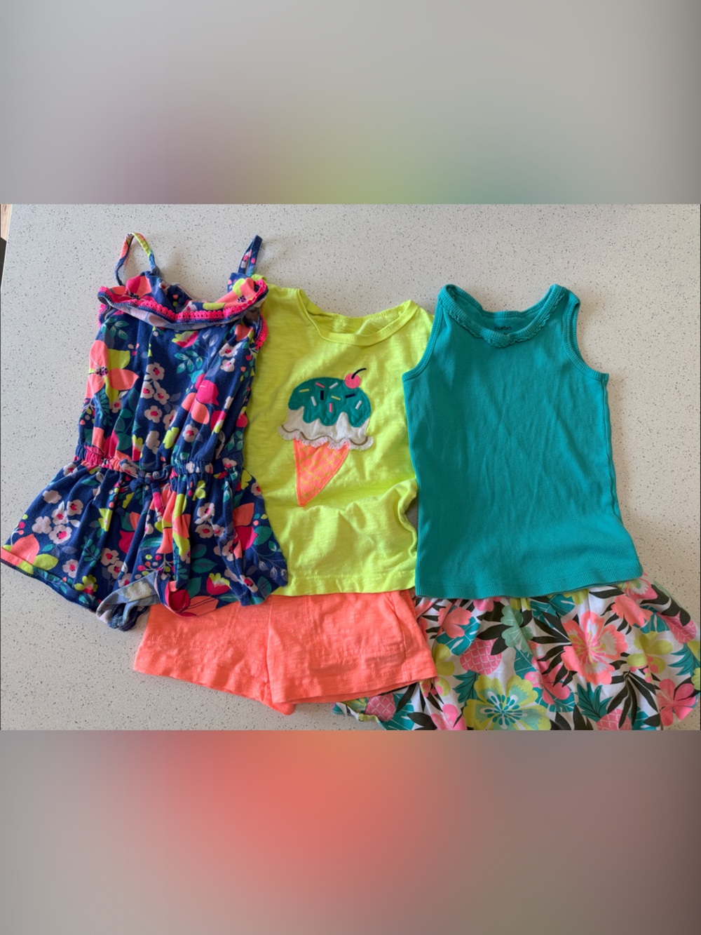 girls summer lot- 4T.
